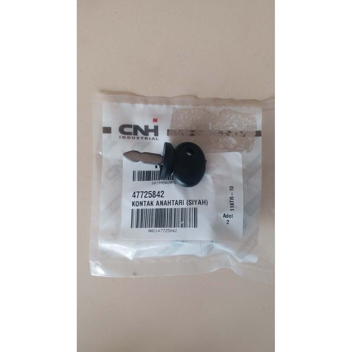 47725842 LLAVE LLAVE DE CONTACTO ENCENDIDO CNH CAJA NEW HOLLAND