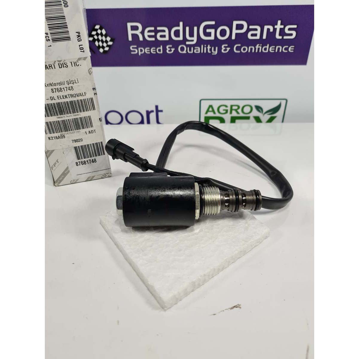 87681748 SOLENOID SOLENOIDE CNH NEW HOLLAND CASE